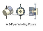 wire guides-a 2-flyer coil winding nozzle fixture