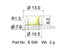 WIRE GUIDE-A GROOVED GUIDE RING E 050