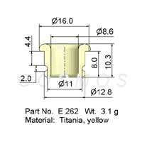 Wire Guide - Eyelet E 262