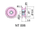 WIRE GUIDE-SOLID CERAMIC PULLEY NT 006