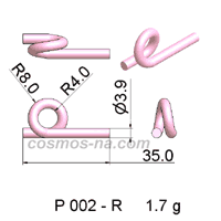 WIRE GUIDE-SNAIL GUIDE P 002 L