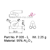 WIRE GUIDE-SNAIL GUIDE P 005 R